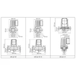 Насос циркуляційний фланцевий Koer GRS 40/10F, Н=10М, Q=18кбМ, P=550 Вт (KP2769)