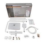 Душевая колонна Mixxus Premium VIRGO 009-J латунная белая матовая с термостатом на 3 режима (MI6648)