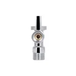 Кран приборный Thermo Alliance Base SD185W1515 латунный хромированный угловой 1/2