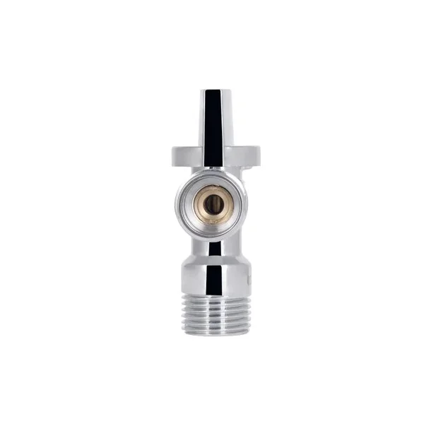 Кран приборный Thermo Alliance Base SD185W1515 латунный хромированный угловой 1/2