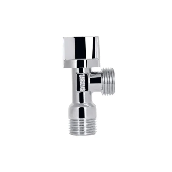 Кран приборный Thermo Alliance Base SD185W1515 латунный хромированный угловой 1/2