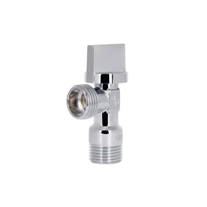 Кран приборный Thermo Alliance Base SD185W1515 латунный хромированный угловой 1/2 Кран приборный Thermo Alliance Base SD185W1515 латунный хромированный угловой 1/2