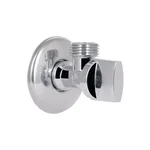 Кран приборный Thermo Alliance Base SD185W1515 латунный хромированный угловой 1/2