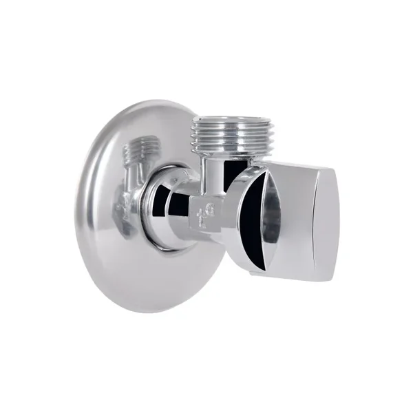Кран приборный Thermo Alliance Base SD185W1515 латунный хромированный угловой 1/2