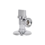 Кран приборный угловой Thermo Alliance 1/2х3/4 Base SD185W1520 латунный хромированный 1/2