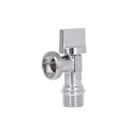 Кран приборный угловой Thermo Alliance 1/2х3/4 Base SD185W1520 латунный хромированный 1/2