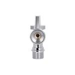 Кран приборный угловой Thermo Alliance 1/2х3/4 Base SD185W1520 латунный хромированный 1/2