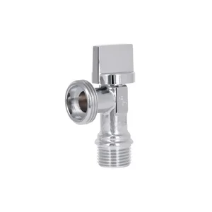 Кран приборный угловой Thermo Alliance 1/2х3/4 Base SD185W1520 латунный хромированный 1/2 Кран приборный угловой Thermo Alliance 1/2х3/4 Base SD185W1520 латунный хромированный 1/2