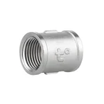 Муфта рівнопрохідна Thermo Alliance Forte SF35615 латунна нікельована з внутрішньою різьбою 1/2 (SF35615)