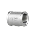 Муфта рівнопрохідна Thermo Alliance Forte SF35615 латунна нікельована з внутрішньою різьбою 1/2 (SF35615)