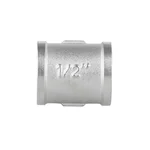 Муфта рівнопрохідна Thermo Alliance Forte SF35615 латунна нікельована з внутрішньою різьбою 1/2 (SF35615)