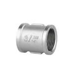 Муфта равнопроходная Thermo Alliance Forte SF35620 никелированная латунная с внутренней резьбой 3/4 (SF35620)