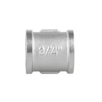 Муфта равнопроходная Thermo Alliance Forte SF35620 никелированная латунная с внутренней резьбой 3/4 (SF35620)