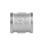 Муфта равнопроходная Thermo Alliance Forte SF35620 никелированная латунная с внутренней резьбой 3/4 (SF35620)