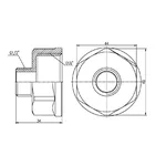 Перехід Thermo Alliance 1/4х1/2 Forte 1 1/4