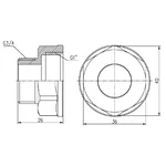 Перехід Thermo Alliance 1х3/4 Forte 1