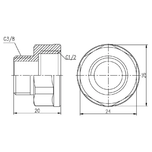 Перехід Thermo Alliance Forte 1/2