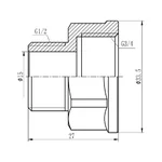 Перехід Thermo Alliance Forte 3/4