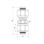 Перехідник обтискний Thermo Alliance Standart 20х20 SD152W2020