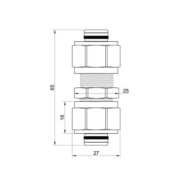 Перехідник обтискний Thermo Alliance Standart 20х20 SD152W2020