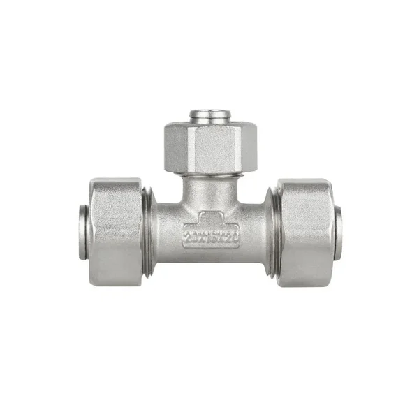 Трійник обтискний редукційний Thermo Alliance Standart SD158W201620 нікельований латунний 20×16×20 мм (SD158W201620)