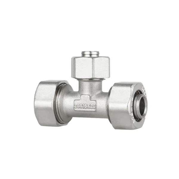 Трійник обтискний редукційний Thermo Alliance Standart SD158W201620 нікельований латунний 20×16×20 мм (SD158W201620)