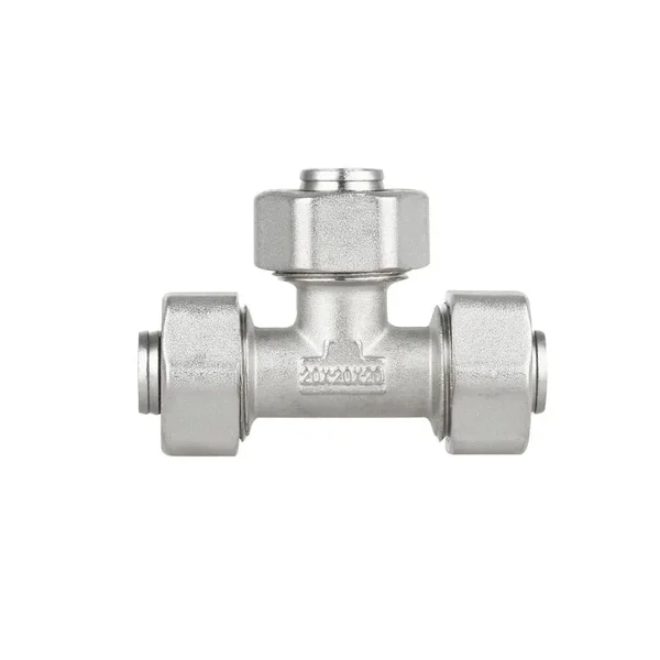 Трійник обтискний рівнопрохідний Thermo Alliance Standart SD158W202020 латунний 20 мм (SD158W202020)
