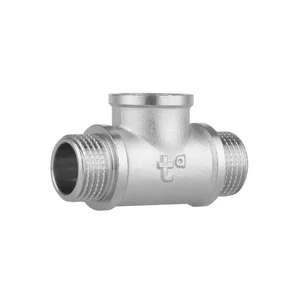 Трійник Thermo Alliance Forte SF36615 латунний нікельований з різьбою ВЗЗ 1/2 (SF36615)