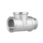Тройник Thermo Alliance Forte SF36320 латунный никелированный с резьбой 3/4