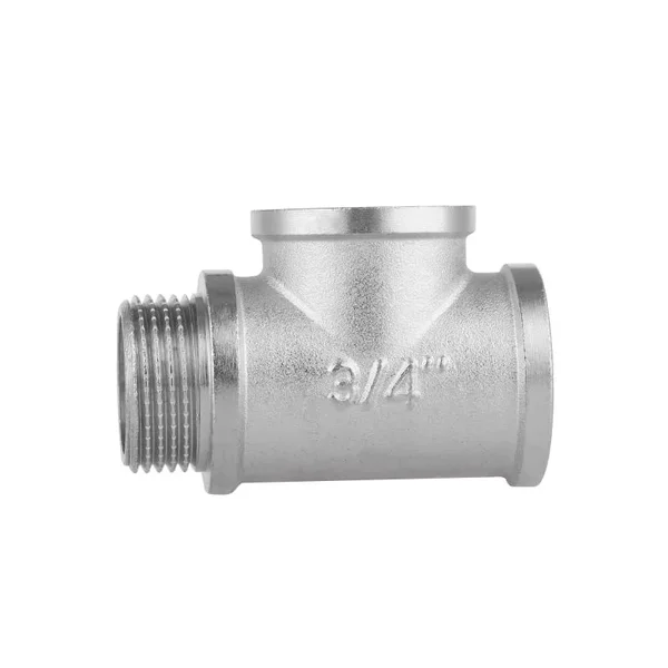 Тройник Thermo Alliance Forte SF36320 латунный никелированный с резьбой 3/4