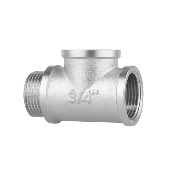 Тройник Thermo Alliance Forte SF36320 латунный никелированный с резьбой 3/4