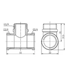 Трійник Thermo Alliance Forte 3/4