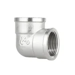 Уголок Thermo Alliance Forte SF36825 латунный никелированный 1