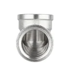 Уголок равнопроходной Thermo Alliance Forte SF36820 латунный никелированный 3/4