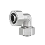 Уголок обжимной равнопроходной Thermo Alliance Standart SD155W2020 никелированный латунный 20 мм (SD155W2020)