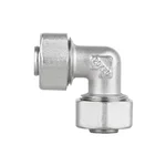 Уголок обжимной равнопроходной Thermo Alliance Standart SD155W2020 никелированный латунный 20 мм (SD155W2020)