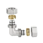 Уголок обжимной равнопроходной Thermo Alliance Standart SD155W2020 никелированный латунный 20 мм (SD155W2020)