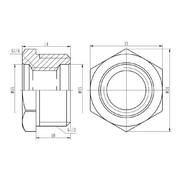 Футорка Thermo Alliance Forte 1/2