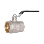 Кран шаровой Thermo Alliance Base SD600W40 латунный никелированный для воды 1 1/2