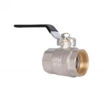 Кран шаровой Thermo Alliance Base SD600W40 латунный никелированный для воды 1 1/2