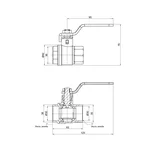 Кран шаровой Thermo Alliance Base SD600W25 латунный 1