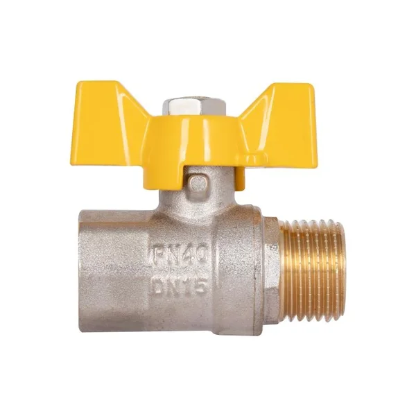 Кран шаровый Thermo Alliance Base SD607G15 латунный для газа 1/2