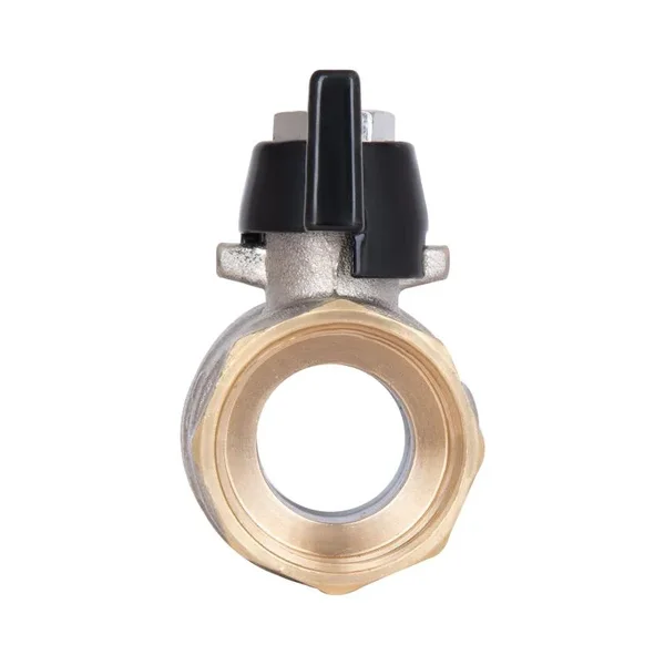 Кран шаровый Thermo Alliance Base SD607W20 латунный никелированный 3/4