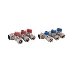Коллектор Thermo Alliance Standart SD231W3 латунный на 3 выхода с подключением 3/4 (SD231W3)