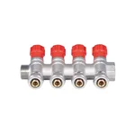 Коллектор Thermo Alliance Standart SD230W4 латунный никелированный на 4 выхода 3/4