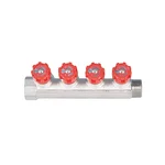 Коллектор Thermo Alliance Standart SD230W4 латунный никелированный на 4 выхода 3/4