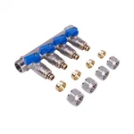 Коллектор распределительный Thermo Alliance Standart SD231W4 латунный никелированный на 4 выхода 3/4 (SD231W4)