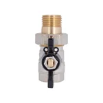 Кран шаровый с американкой Thermo Alliance Base SD221W15 латунный никелированный прямой 1/2