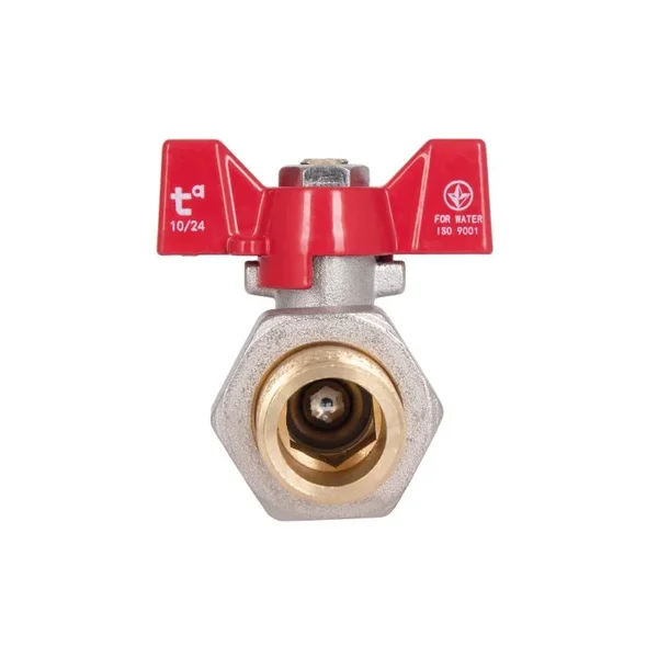 Кран шаровый Thermo Alliance Standart SD220W15 латунный прямой с американкой 1/2