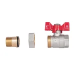 Кран шаровый Thermo Alliance Standart SD220W15 латунный прямой с американкой 1/2